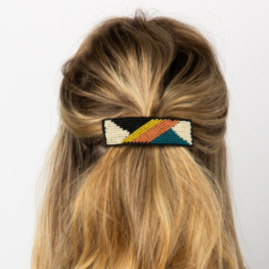 Ink + Alloy Beaded Beaded Barrette