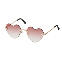 Blue Gem Heart Eyes Sunglasses