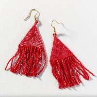 Ink + Alloy Luxe Fringe Beaded Earrings