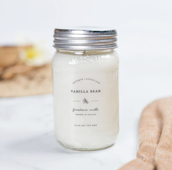 Vanilla Bean Soy Wax Candle