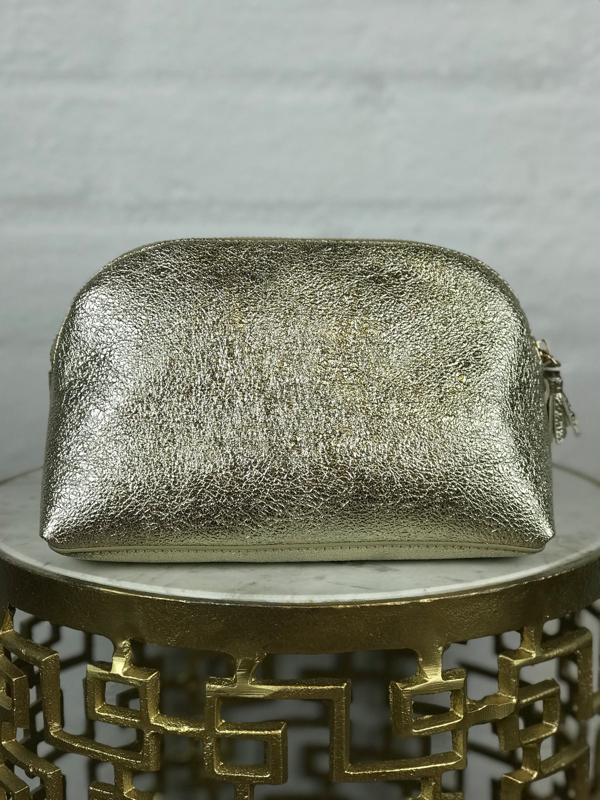 Stella Metallic Cosmetic Pouch