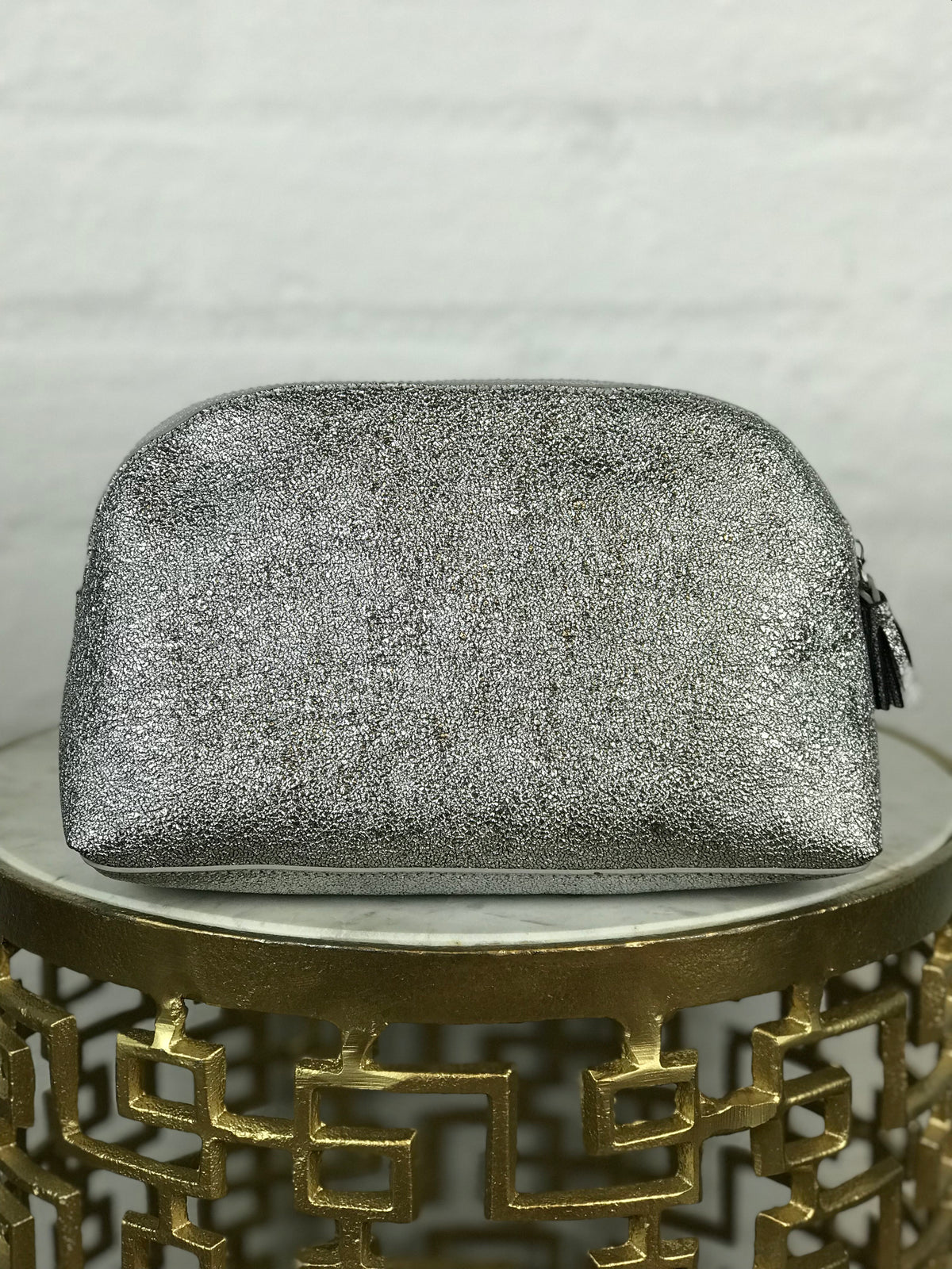 Stella Metallic Cosmetic Pouch
