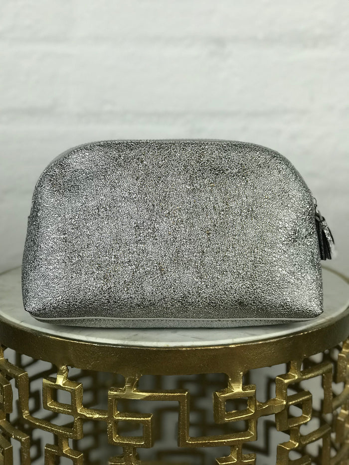 Stella Metallic Cosmetic Pouch