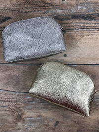 Stella Metallic Cosmetic Pouch