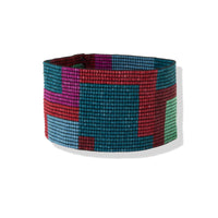 Ink + Alloy Stretch Luxe Beaded Cuff Bracelet