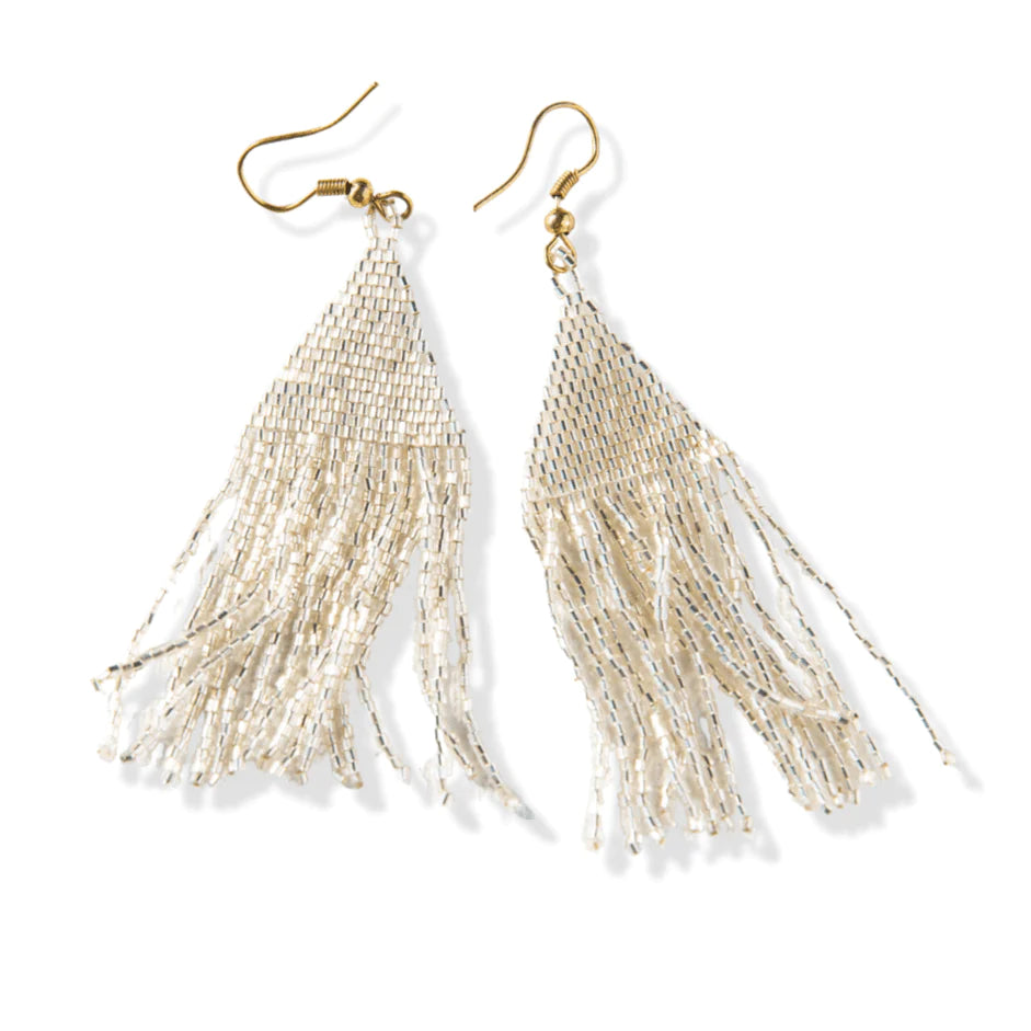Ink + Alloy Luxe Fringe Beaded Earrings