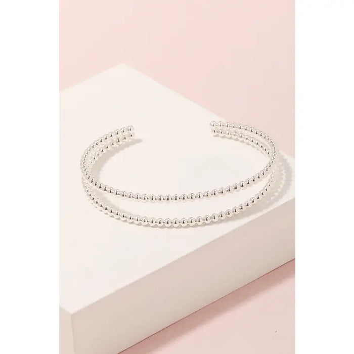 Double Strand Cuff Bracelet