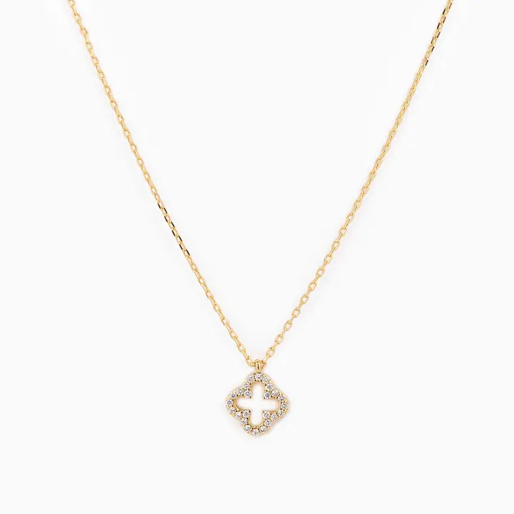 Open Clover Pendant Necklace