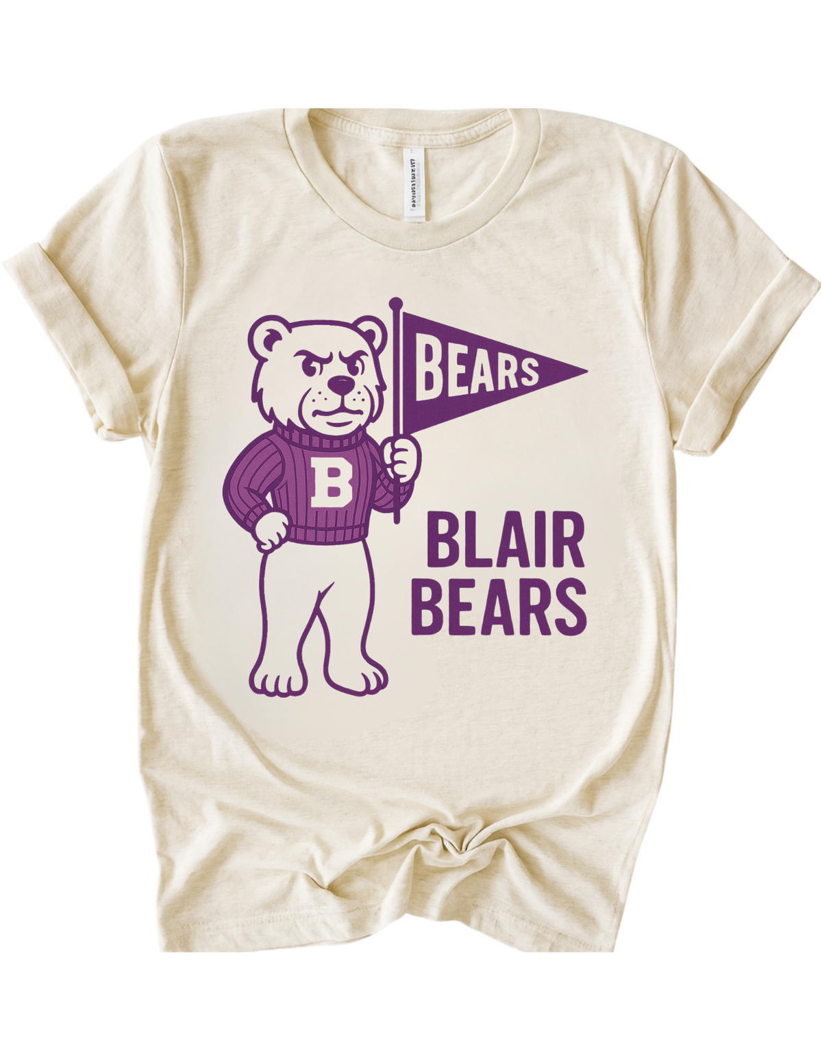 Blair Bears Vintage Mascot Tee