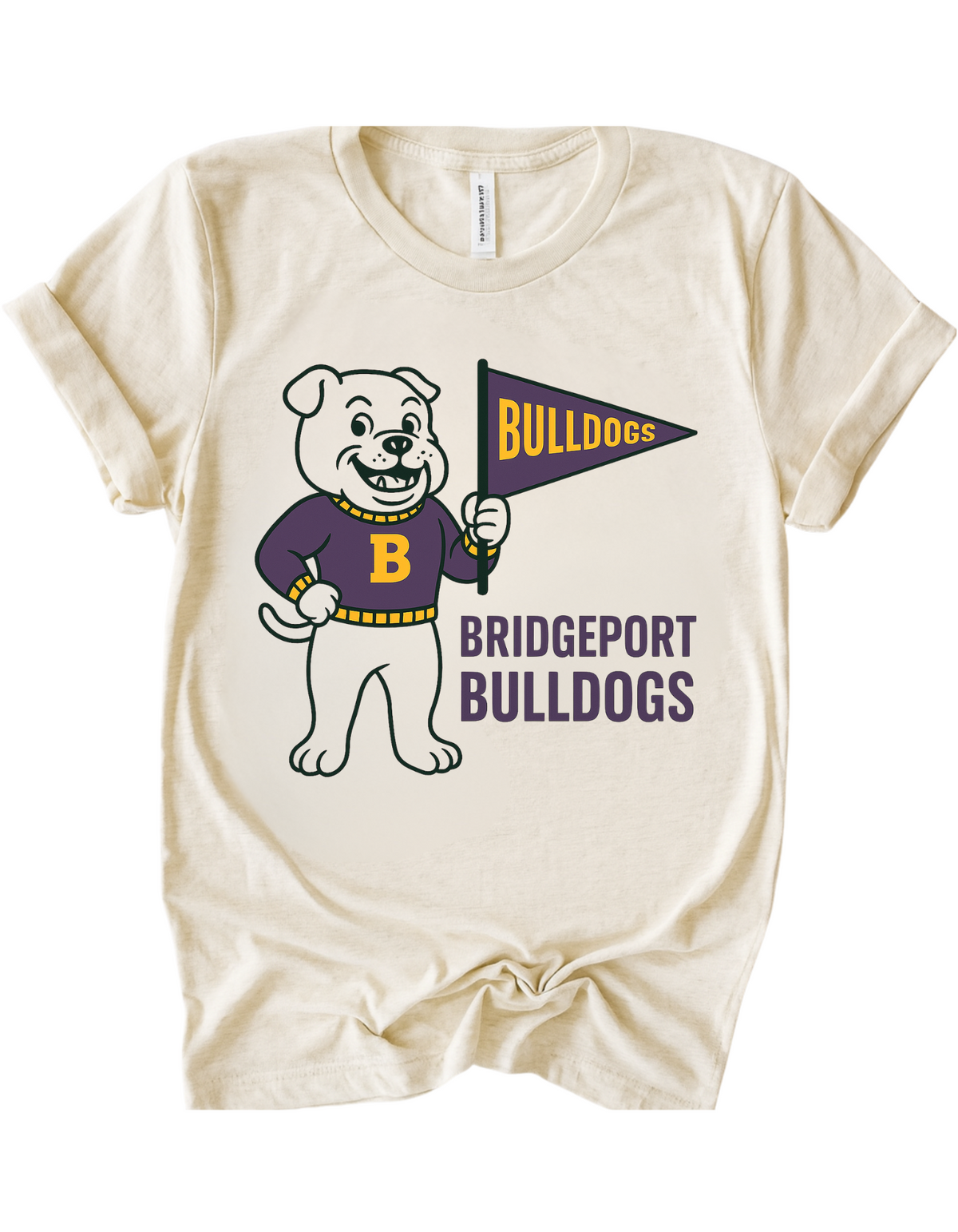 Bridgeport Bulldogs Vintage Mascot Tee