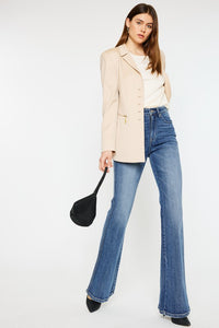 Kan Can Jade High Rise Flare Jeans