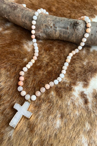 Eve Necklace in Blush