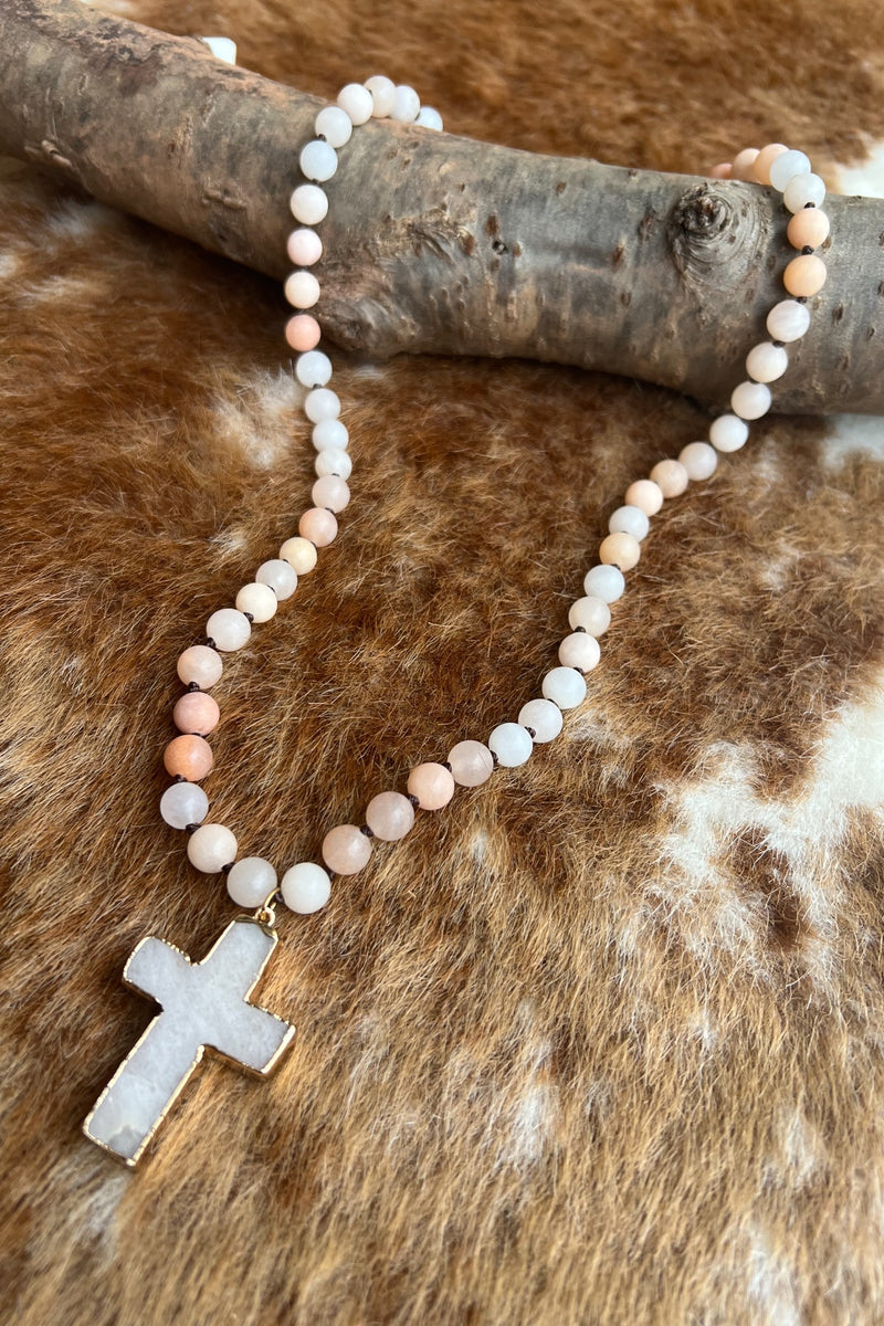 Eve Necklace in Blush
