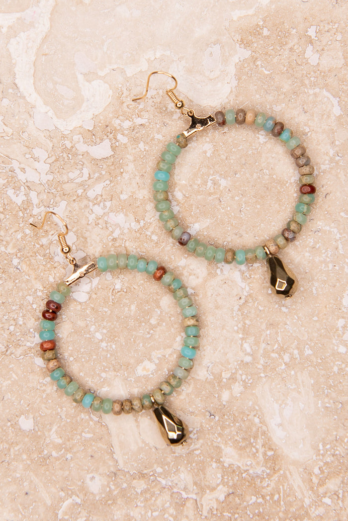 Marta Earrings in Imperial Jasper