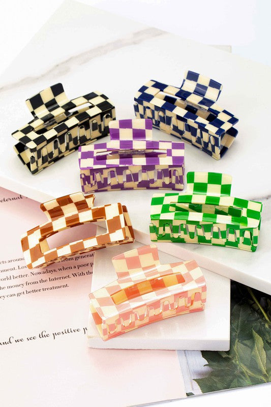 Checker Claw Clip