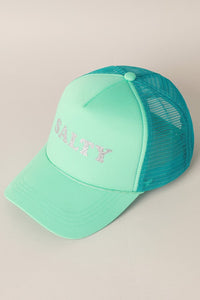 Salty Trucker Hat in Turquoise