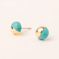 Scout Dipped Stone Stud Earring