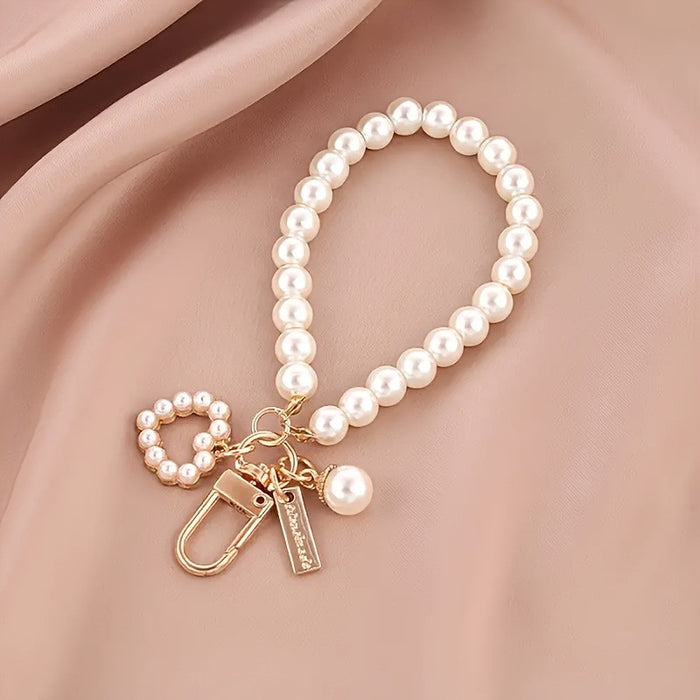 Pearl Bag Charm Keychains