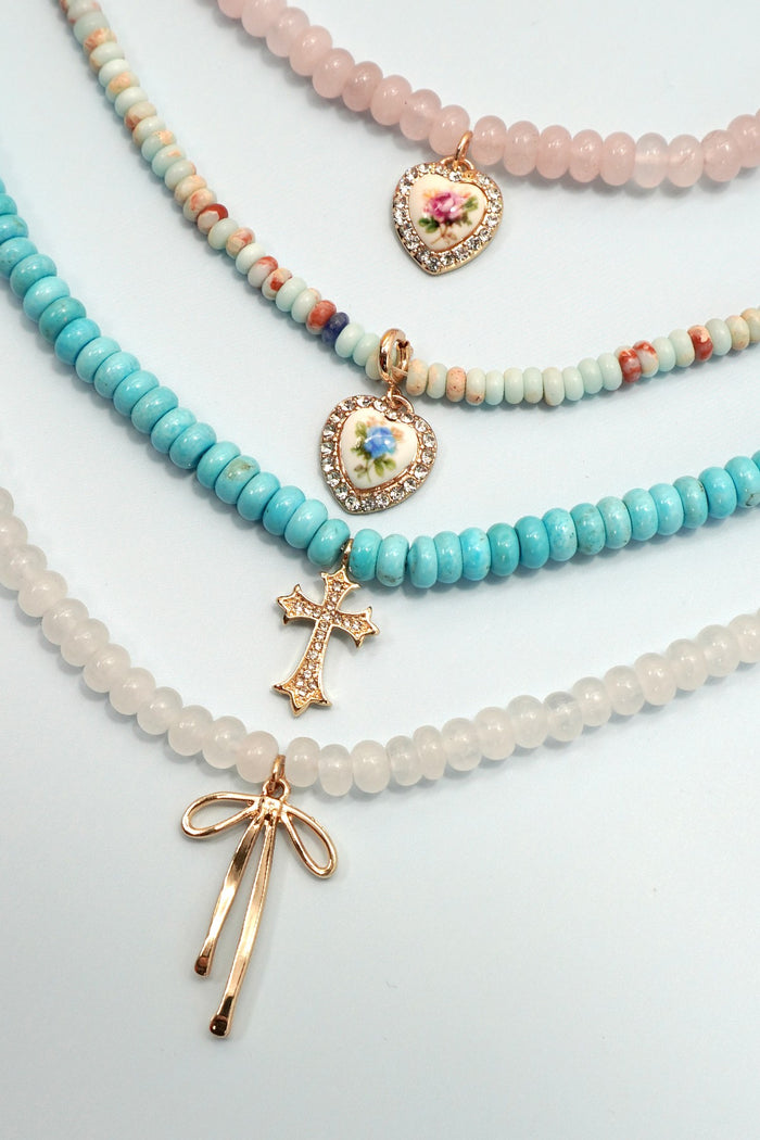 Beaded Charm Necklace