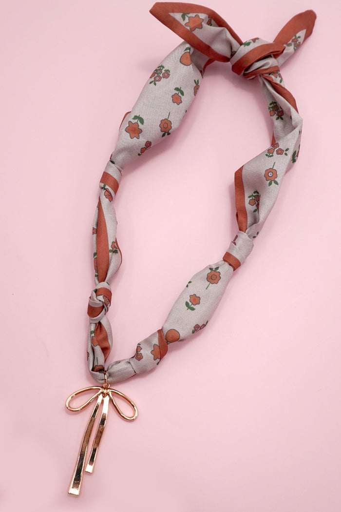 Scarf Charm Necklace