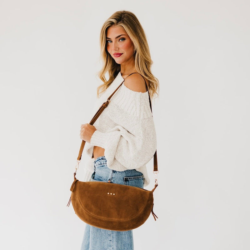 Pretty Simple Suede Netty Crossbody