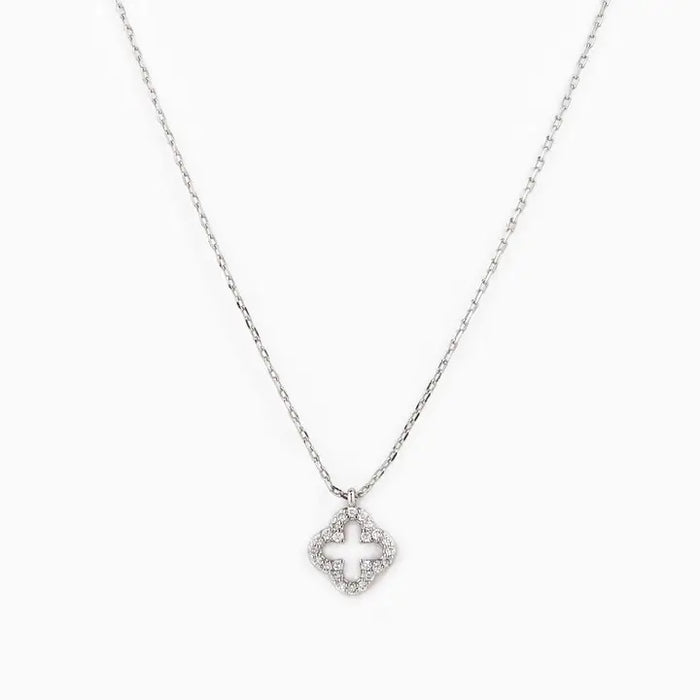 Open Clover Pendant Necklace