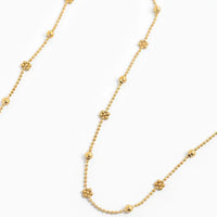 Dainty Clover Chain Necklace in Gold