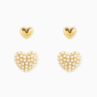 Heart Earring Set
