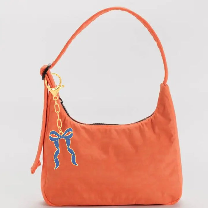 Lucky Feather Enamel Bag Charms