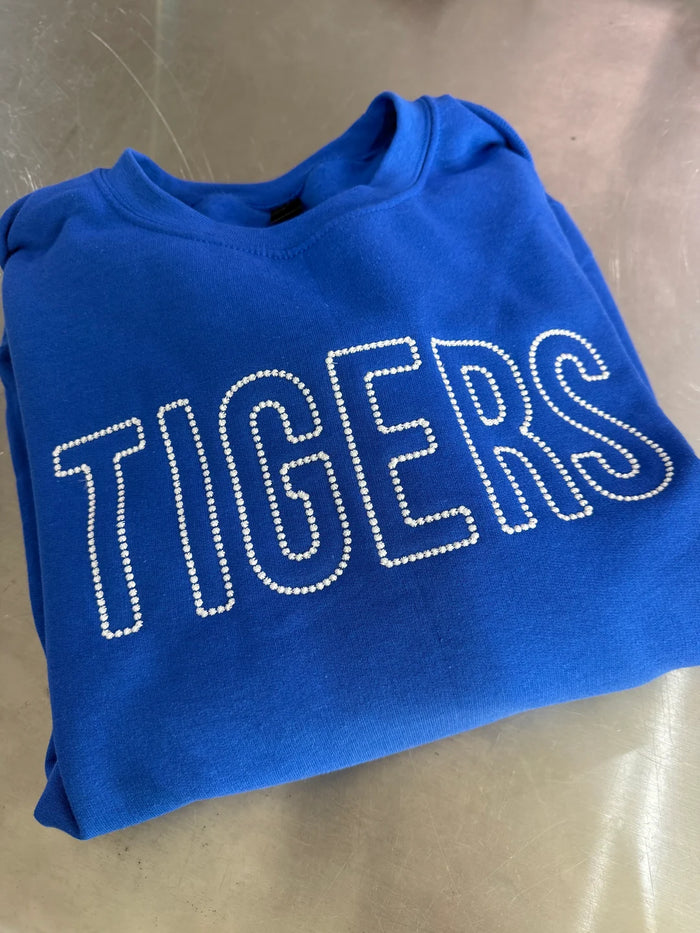 Custom Dot Embroidered Sweatshirt