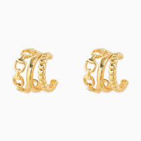 Horsebit Hoop Earrings