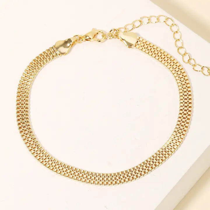 Murphy Box Chain Bracelet