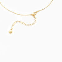 Rondelle Cross Charm Necklace