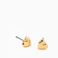 Dainty Puffy Heart Earrings