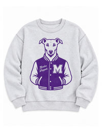 Custom Inside Out Varsity Mascot Sweatshirt