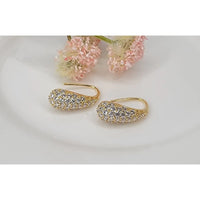 Tia Teardrop CZ Earrings