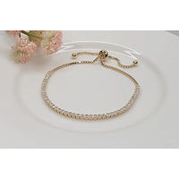 Joey Dainty CZ Slide Bracelet