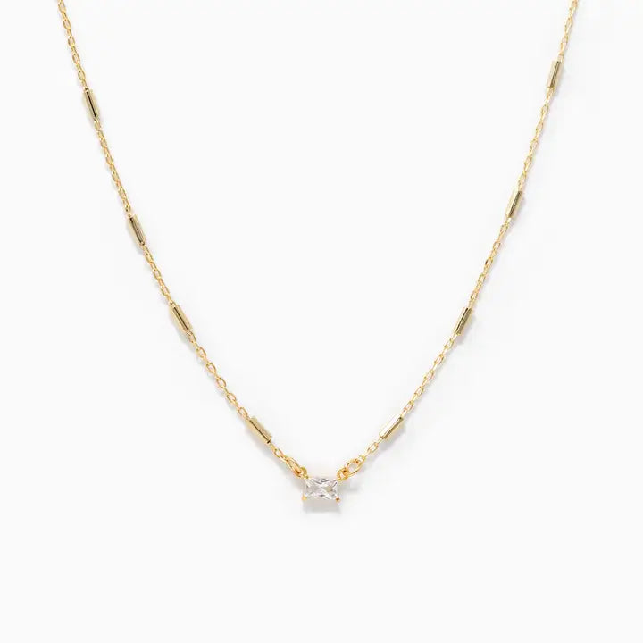 Baguette Bar Necklace