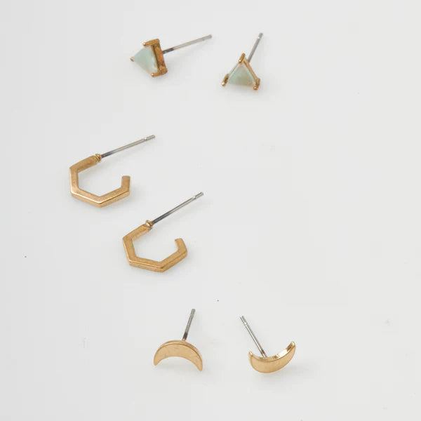 Scout Ella Stud Earring Trio