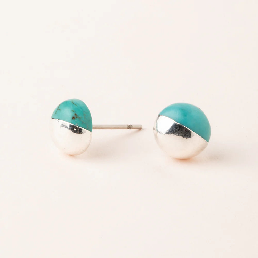 Scout Dipped Stone Stud Earring