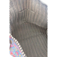 Quilted Floral Tote Bag