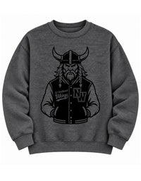 Custom Inside Out Varsity Mascot Sweatshirt