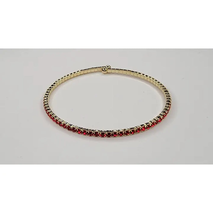 Small Rhinestone Bracelet in Gold