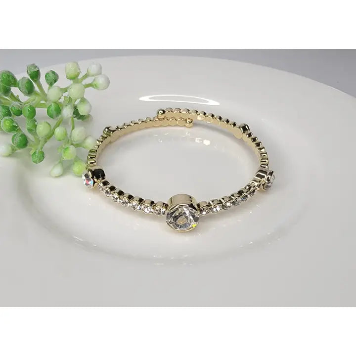 Lily Mixed Round Stone Bracelet