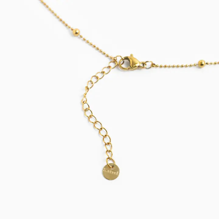 Dainty Clover Chain Necklace in Gold