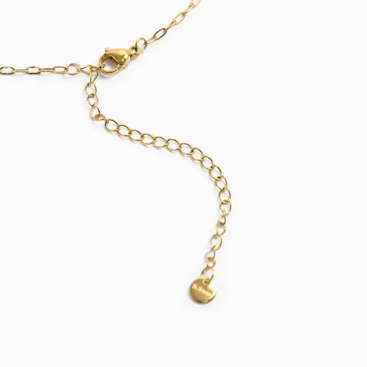 Heart Sunburst Necklace in Gold
