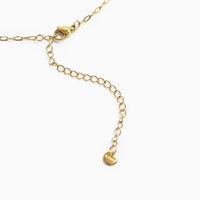 Heart Sunburst Necklace in Gold