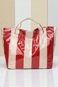 Striped Tote Bag