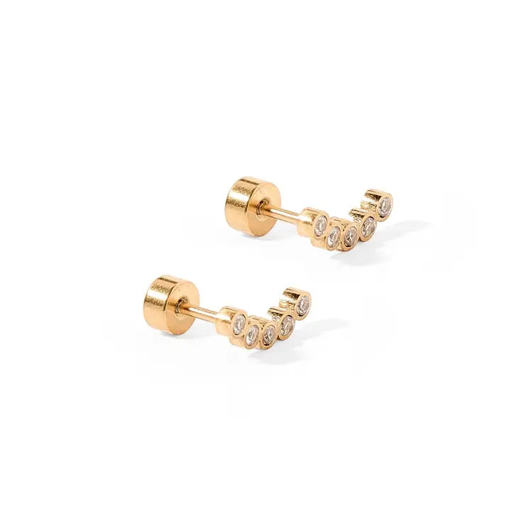 Linny Co. Abigail Screwback Stud Earrings