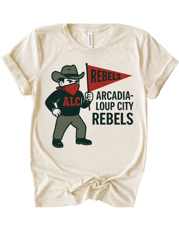Arcadia-Loup City Rebels Mascot Tee